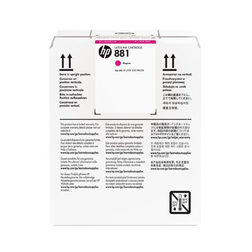 HP INC 881 5-LTR MAGENTA LATEX INK